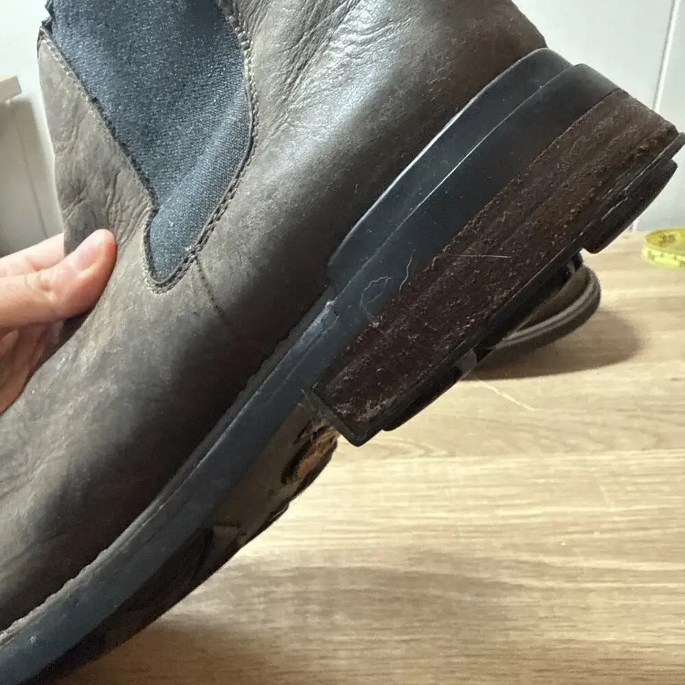 Timberland Mens Leather Chelsea Boots Size 10M 86550 1778 A3